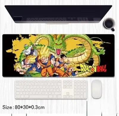 Dragon Ball Goku & Shenron Extended Desk Mat 80×30cm – Anime Gaming Mouse Pad