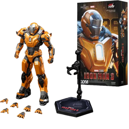 ZD Toys Iron Man Mark 36 “Peacemaker” 1:10 Scale Action Figure – Iron Man 3 Marvel Collectible