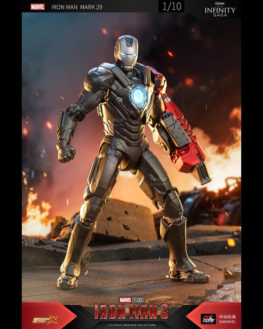 ZD Toys Iron Man Mark 29 “Fiddler” 1:10 Scale Action Figure – Iron Man 3 Marvel Collectible