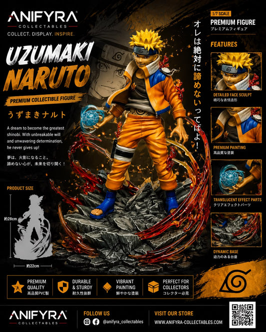 Naruto Uzumaki Rasengan Battle Statue