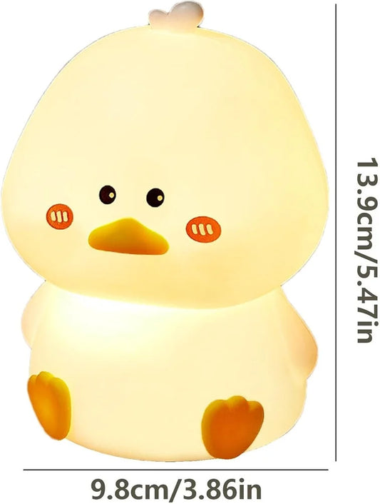 Cute Duck LED Night Light – Soft Glow Bedside Lamp for Kids & Bedroom