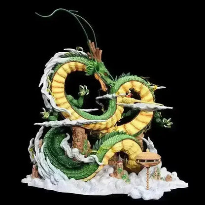 Dragon Ball Shenron Statue – Green Eternal Dragon Anime Diorama Collectible