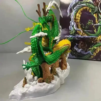Dragon Ball Shenron Statue – Green Eternal Dragon Anime Diorama Collectible