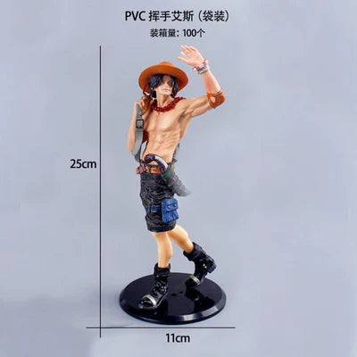 Portgas D. Ace PVC Figure | One Piece Standing Collectible Anime Statue (25 cm)