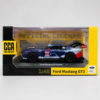 CCA Ford Mustang GT3 #64 2024 1:42 Scale Die-Cast Model Car
