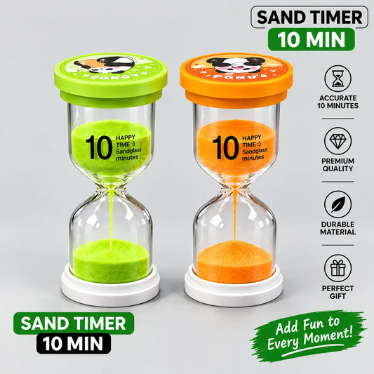 10 Minute Panda Sand Timer Hourglass – Cute Visual Countdown Timer