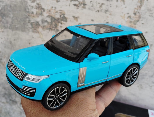 Land Rover Defender 1:64 Die-Cast Model Car – Blue Alloy Miniature SUV
