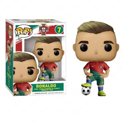 Ronaldo #7 Portugal Football POP-Style Vinyl Figure – 10cm Collectible