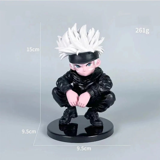 Satoru Gojo Chibi Figure – Jujutsu Kaisen Seated Anime Collectible