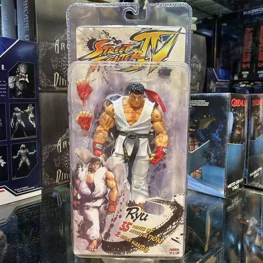 NECA Street Fighter IV 7-Inch Ryu Action Figure – 35 Points of Articulation