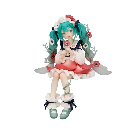 Hatsune Miku Green Lotus Figure – 14cm PVC Floral Anime Collectible Statue
