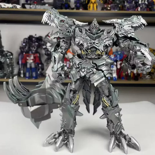 Mecha Warrior MW-01 Action Figure – Ultimate Battle Set with Translucent Blue Weapon