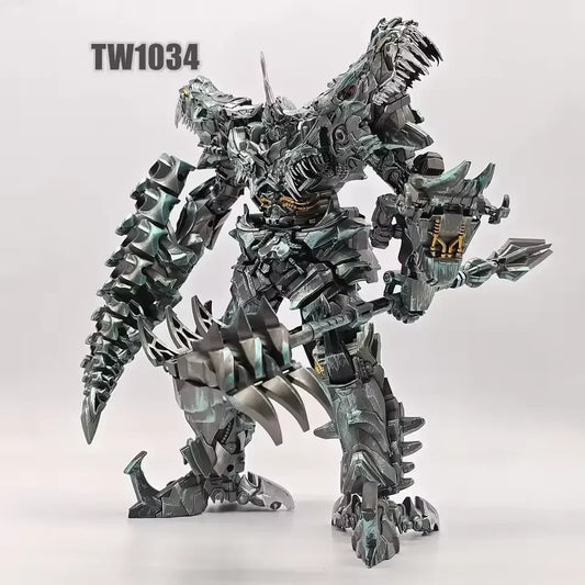 Mecha Warrior MW-01 Action Figure – Ultimate Battle Set with Translucent Blue Weapon