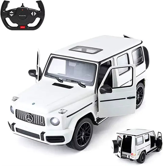 RASTAR Mercedes-AMG G63 1:14 RC Car – White Remote Control SUV Model