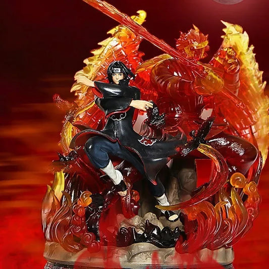 Naruto Itachi Uchiha Susanoo Statue – Akatsuki Battle Diorama Collectible