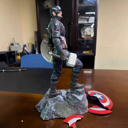 Captain America Avengers Endgame Final Battle Figure – Mjolnir & Broken Shield