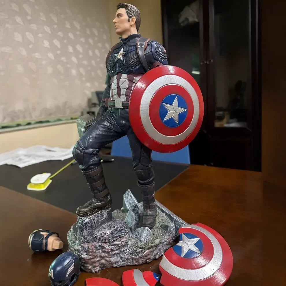 Captain America Avengers Endgame Final Battle Figure – Mjolnir & Broken Shield