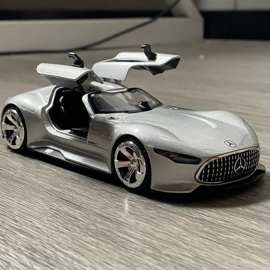 1:32 Mercedes-AMG GT-Style Alloy Model Car – Opening Doors, Lights & Sound
