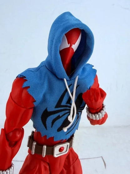 MESS Toys Scarlet Spider Scarlet Hero 1/12 Scale 6.3-Inch Action Figure – Ben Reilly
