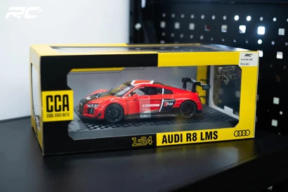 CCA Audi R8 LMS 1:24 Die-Cast Model Car – Red GT3 Racing Collectible