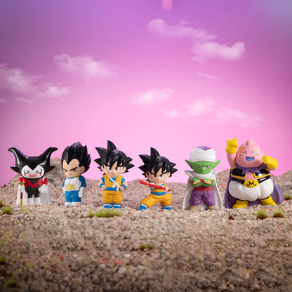 Dragon Ball Figure Set – Goku, Majin Buu & Piccolo Collectible Display Figures