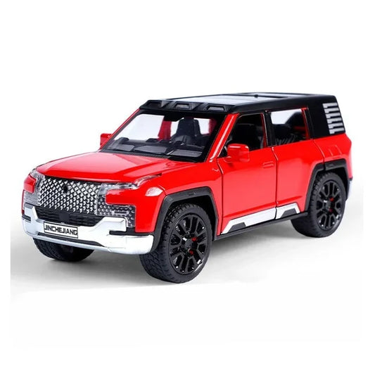 1:32 Toyota Land Cruiser 250-Style Die-Cast Model SUV – Pull-Back with Openable Doors, Lights & Sound