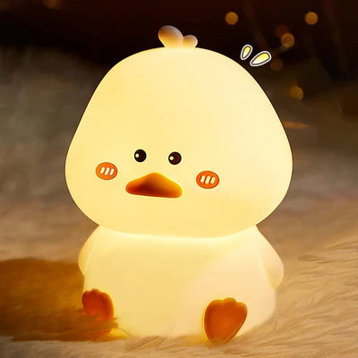 Cute Duck LED Night Light – Soft Glow Bedside Lamp for Kids & Bedroom