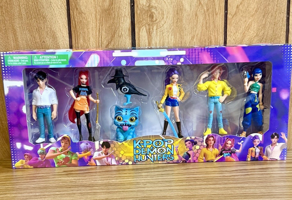 7-Piece Fantasy Character Mini Figure Set – Cute Witch-Themed Collectible Figures 5.5–11cm
