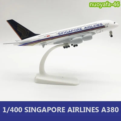 Singapore Airlines Airbus A380 1:400 Scale Model Aircraft with Display Stand