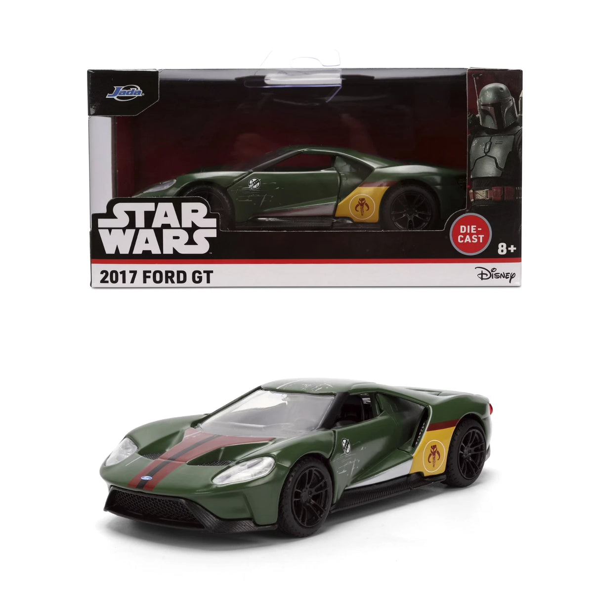Jada Toys Star Wars Boba Fett 2017 Ford GT 1:32 Die-Cast Model Car
