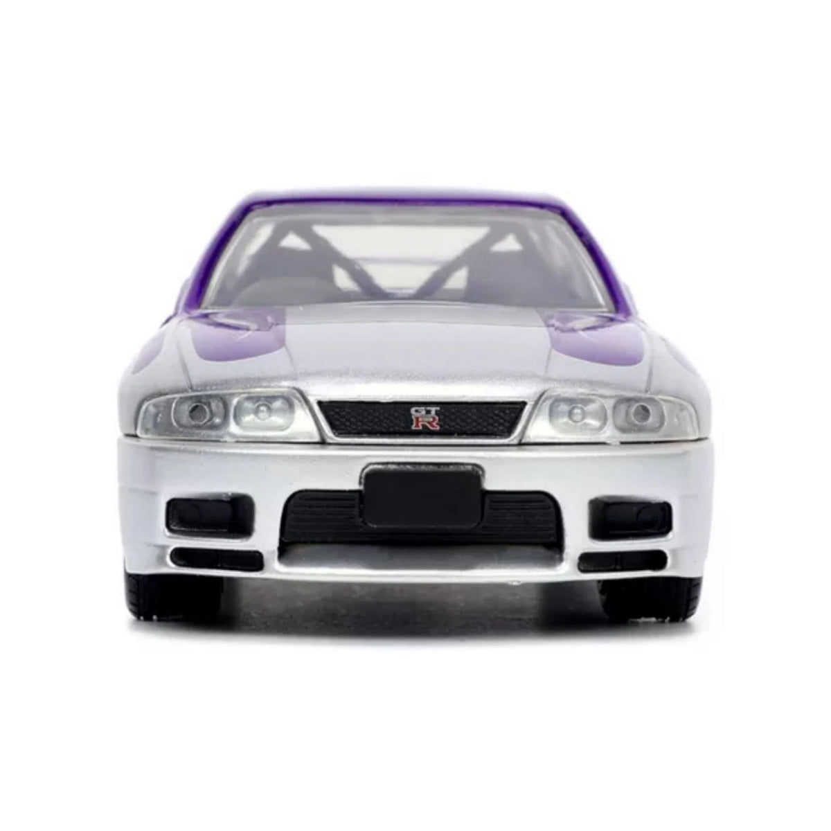 Jada Fast & Furious 1995 Nissan Skyline GT-R BCNR33 1:32 Die-Cast Model Car – Silver & Purple