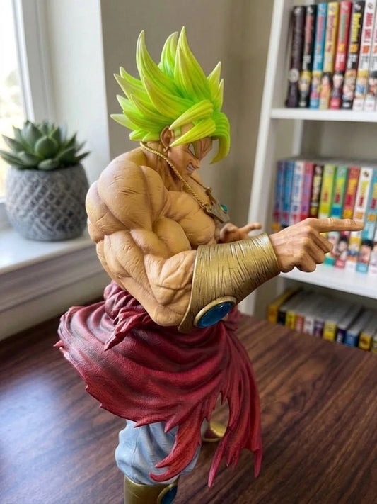 Green Broly Dragon Ball PVC Figure 22cm – Legendary Super Saiyan Collectible Statue