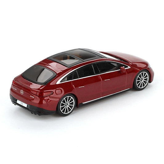 MINI GT Mercedes-Benz EQS 580 4MATIC Red Metallic 1:64 Die-Cast Model Car