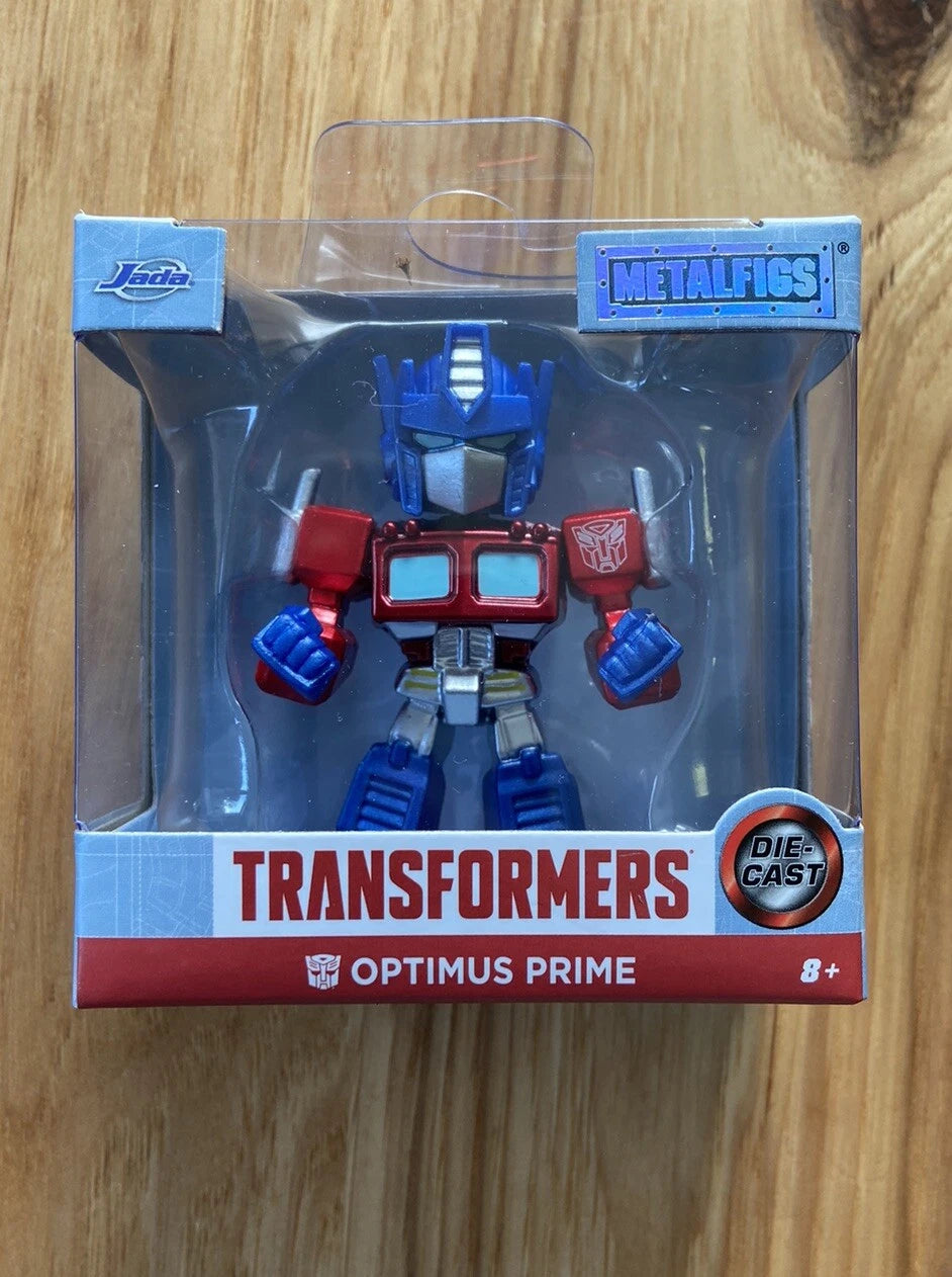 Jada Toys Transformers Metalfigs 2.5" Die-Cast Mini Figures – Optimus Prime, Megatron, Bumblebee & Optimus Primal