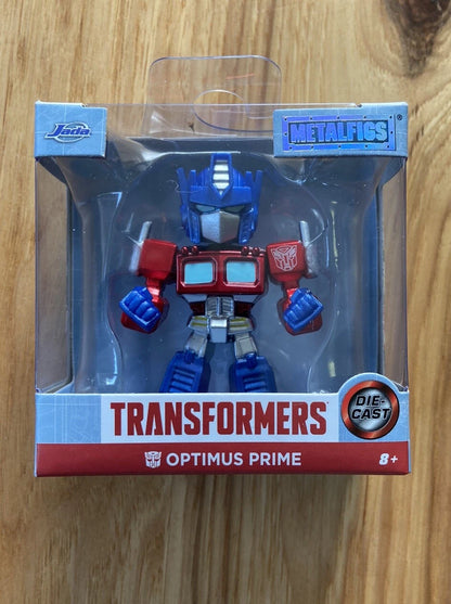 Jada Toys Transformers Metalfigs 2.5" Die-Cast Mini Figures – Optimus Prime, Megatron, Bumblebee & Optimus Primal