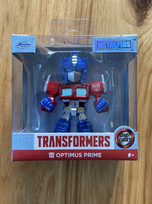 Jada Toys Transformers Metalfigs 2.5" Die-Cast Mini Figures – Optimus Prime, Megatron, Bumblebee & Optimus Primal
