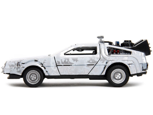 Jada Toys Back to the Future DeLorean Time Machine Frost 1:32 Die-Cast