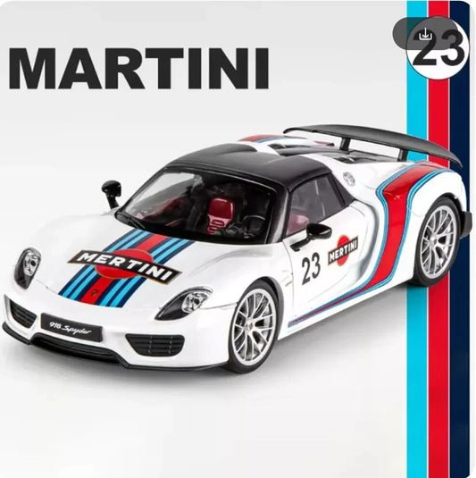 1:18 Porsche 918 Spyder Martini Racing Livery Model Car – Limited Edition