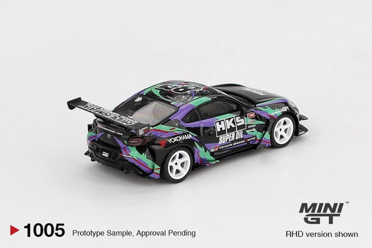 MINI GT Toyota GR86 HKS TYPE R #1005 1:64 Die-Cast Model – 2022 Tokyo Auto Salon