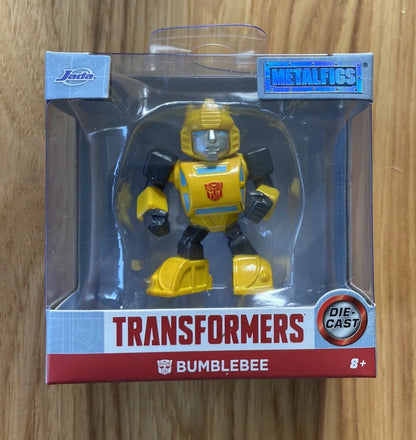 Jada Toys Transformers Metalfigs 2.5" Die-Cast Mini Figures – Optimus Prime, Megatron, Bumblebee & Optimus Primal
