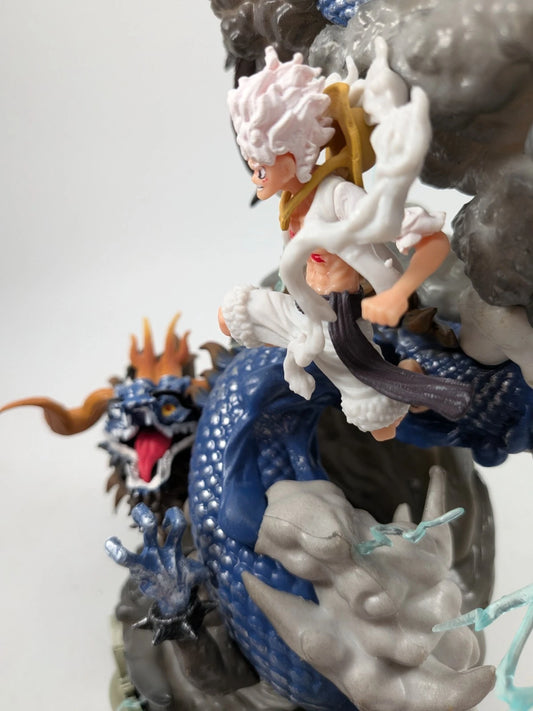 One Piece Kaido Dragon Form & Yamato Statue – 23cm Wano Country Diorama