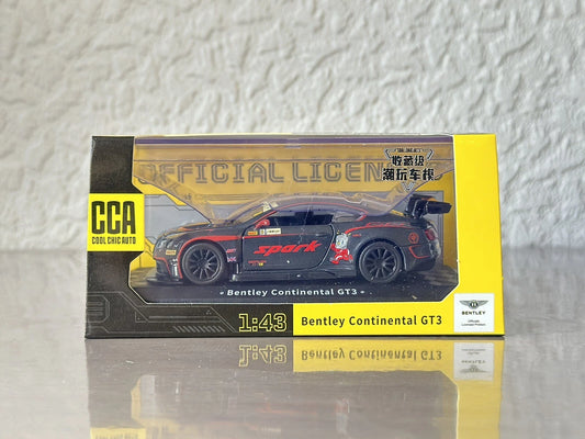 CCA Bentley Continental GT3 1:24 Die-Cast Model Car – Licensed Racing Collectible