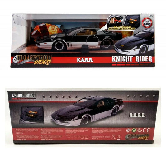 Jada Toys Knight Rider K.A.R.R. 1982 Pontiac Firebird Trans Am 1:24 Die-Cast Model with Lights