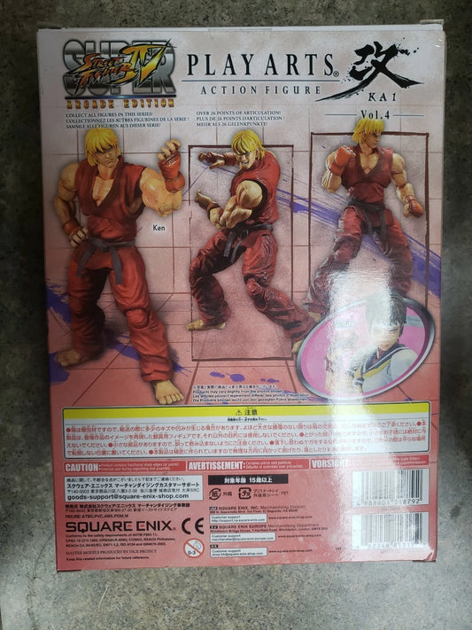 Ken Masters Street Fighter IV PLAY ARTS KAI Vol. 4 Action Figure – Square Enix