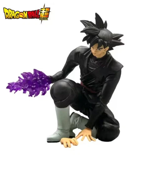 Dragon Ball Super Goku Black Figure with Purple Energy Effect – Dynamic Collectible Statue