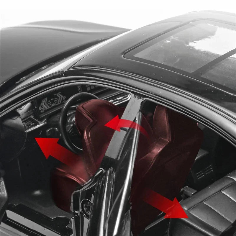 1:24 Cadillac XT6 2023 Die-Cast Model Car – Alloy SUV with Opening Doors, Hood & Trunk