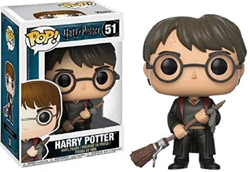 Funko Pop! Harry Potter  with Firebolt &  with Hedwig Vinyl Figures