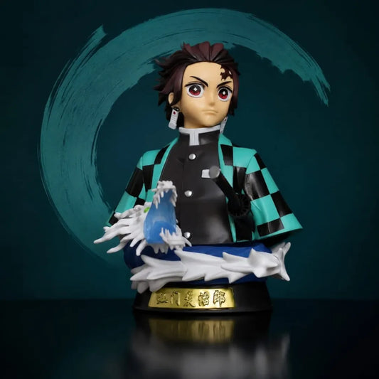 Tanjiro Kamado LED Bust Figure – Demon Slayer Kimetsu no Yaiba PVC Collectible Statue