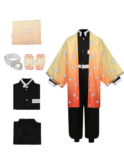 Zenitsu Agatsuma Complete Cosplay Costume